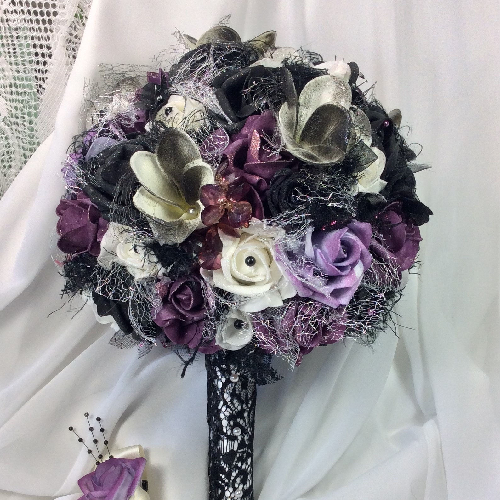 Dark Purple And Black Wedding Theme